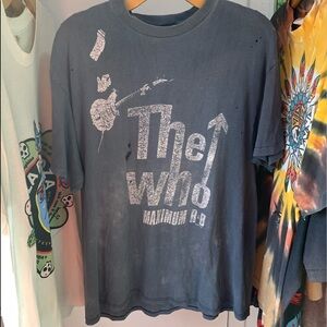 The Who “maximum r&b” 1989 tour shirt